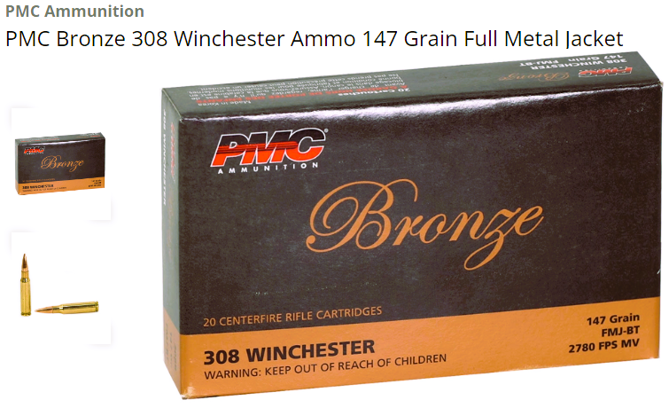 PMC Bronze 308 Winchester